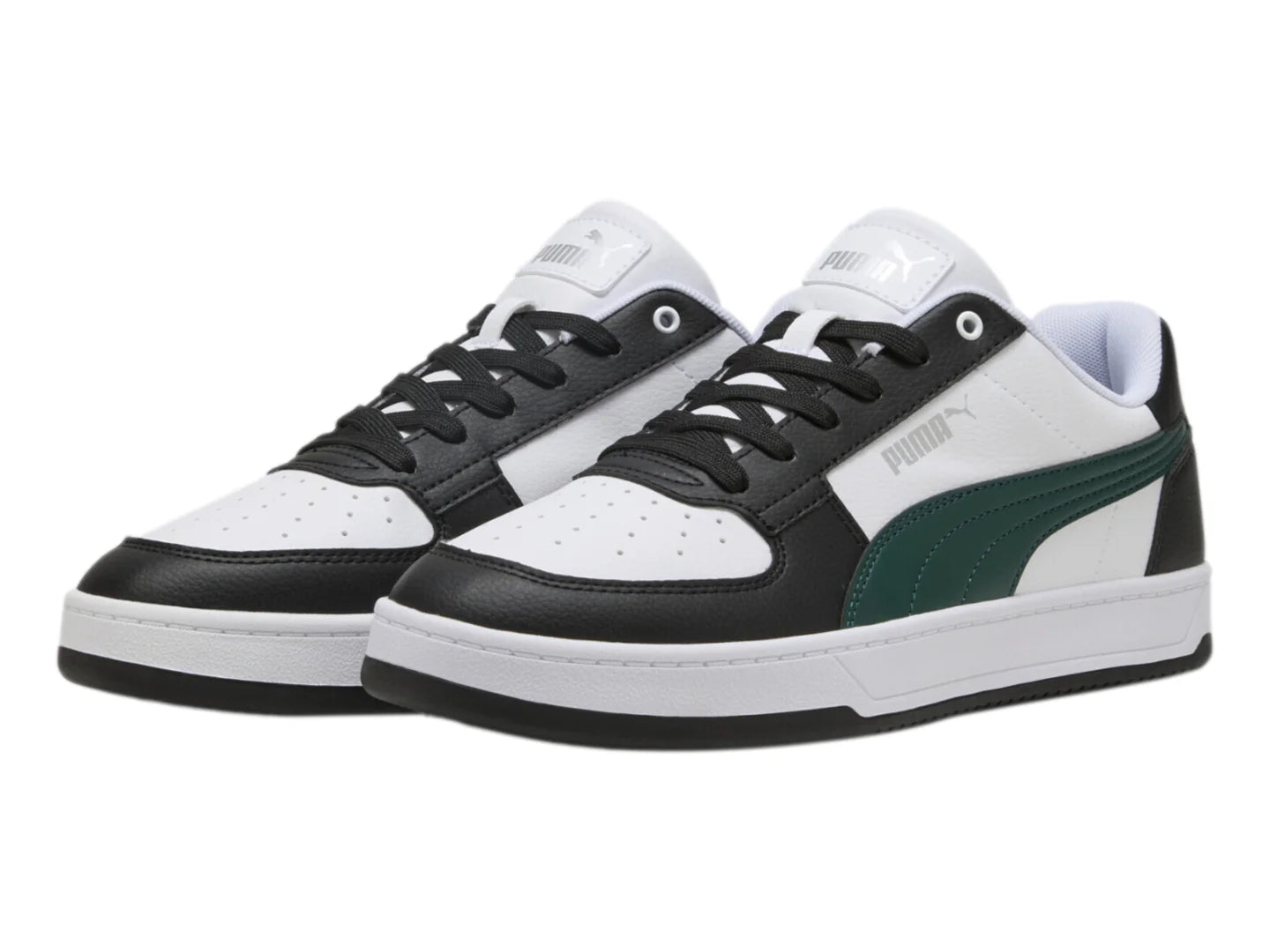 Tenis PUMA Caven 20 Blanco Verde y Negro para Hombre