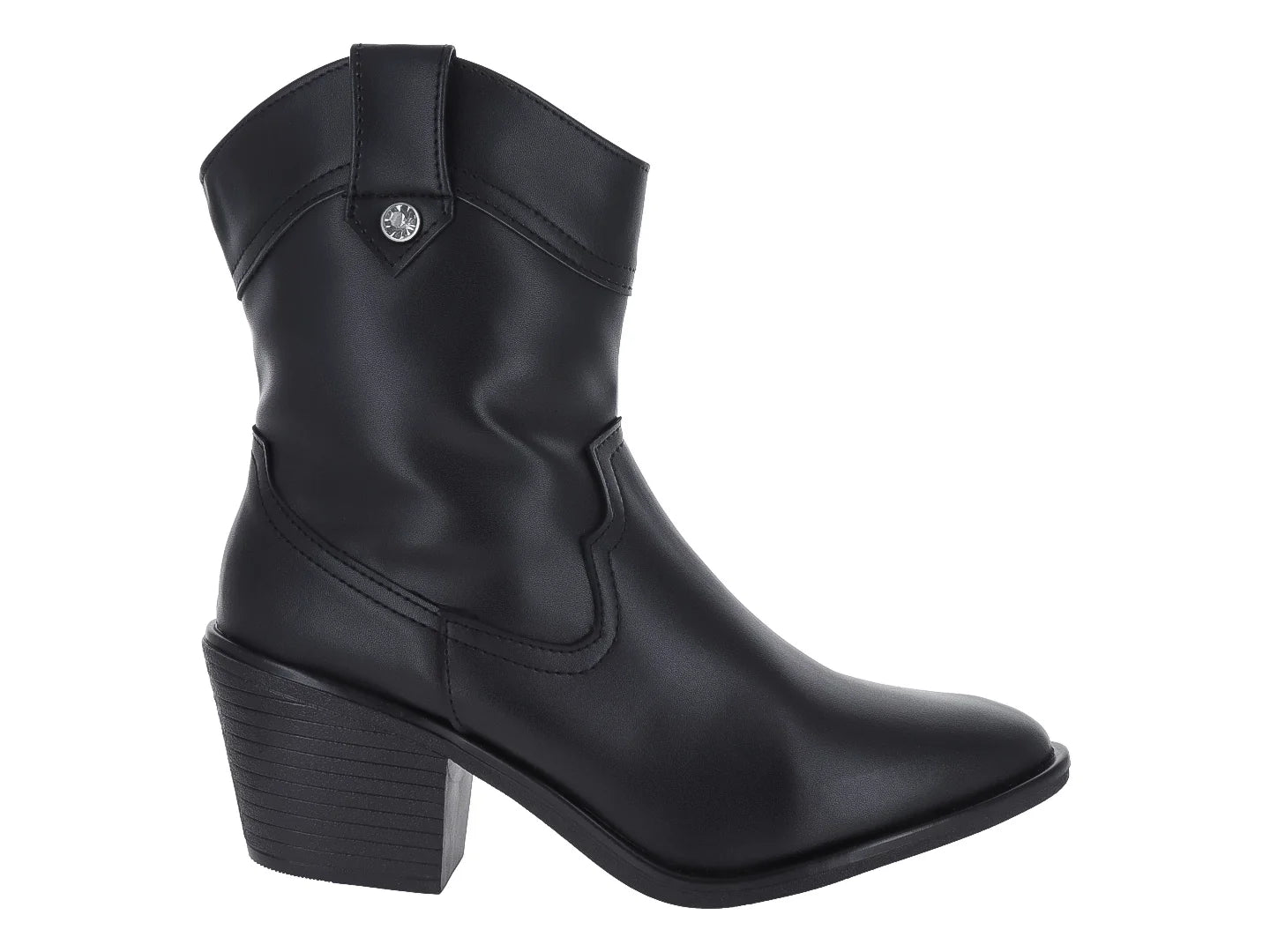 Botines Luna Rosa Negros para Mujer