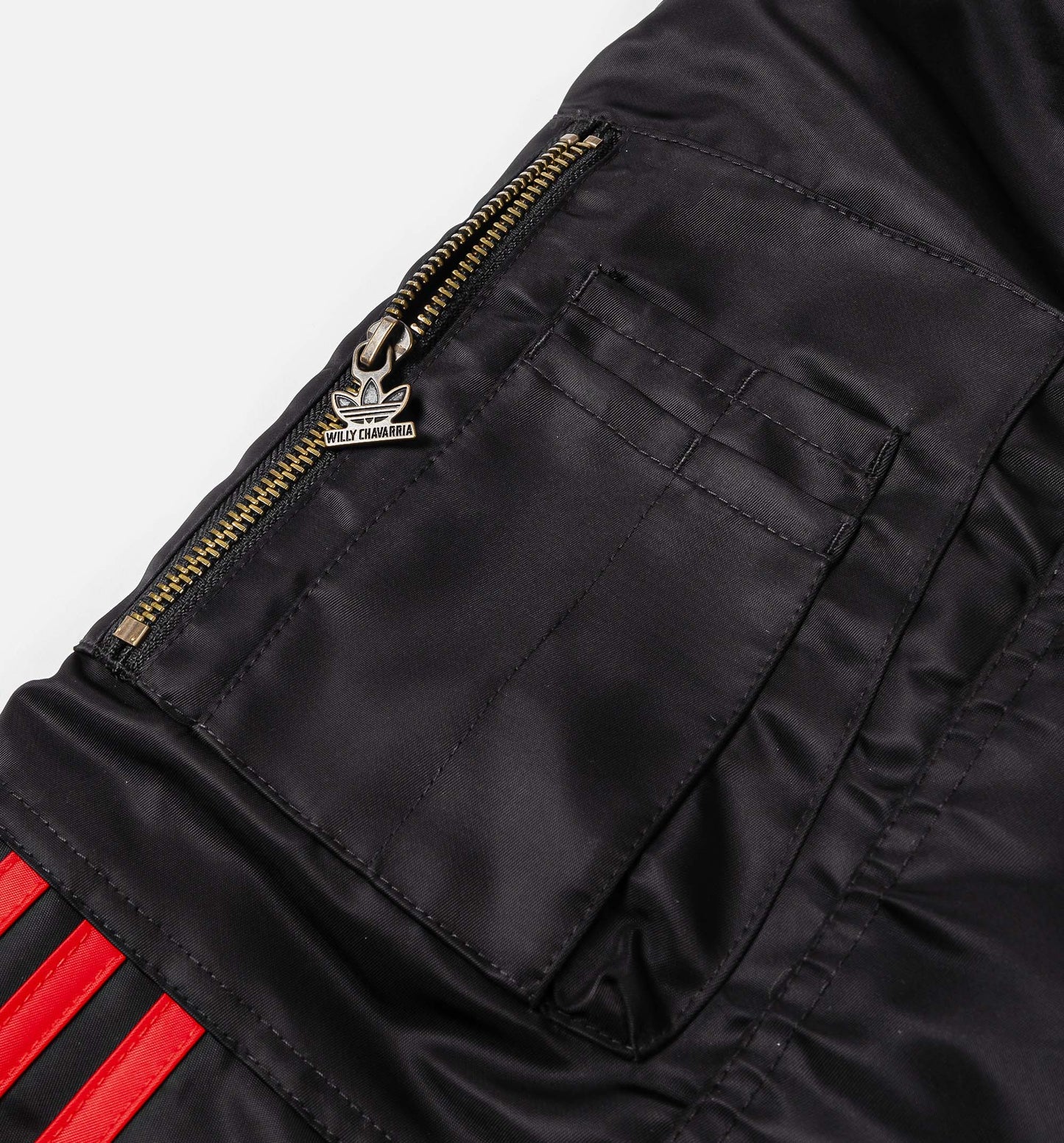 Willy Chavarria x Adidas Zipped Bomber Mens Jacket Black