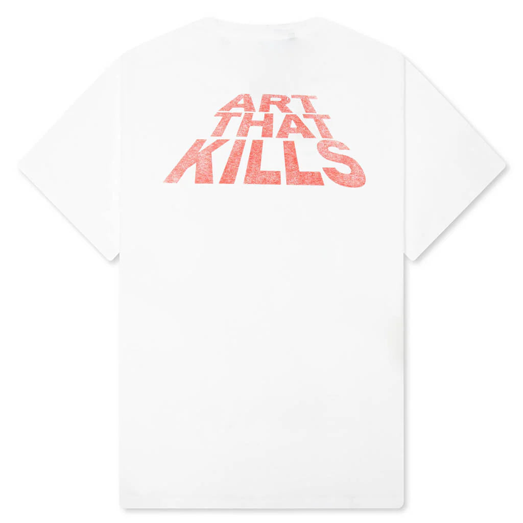 Skeleton Beach Tee Clean White