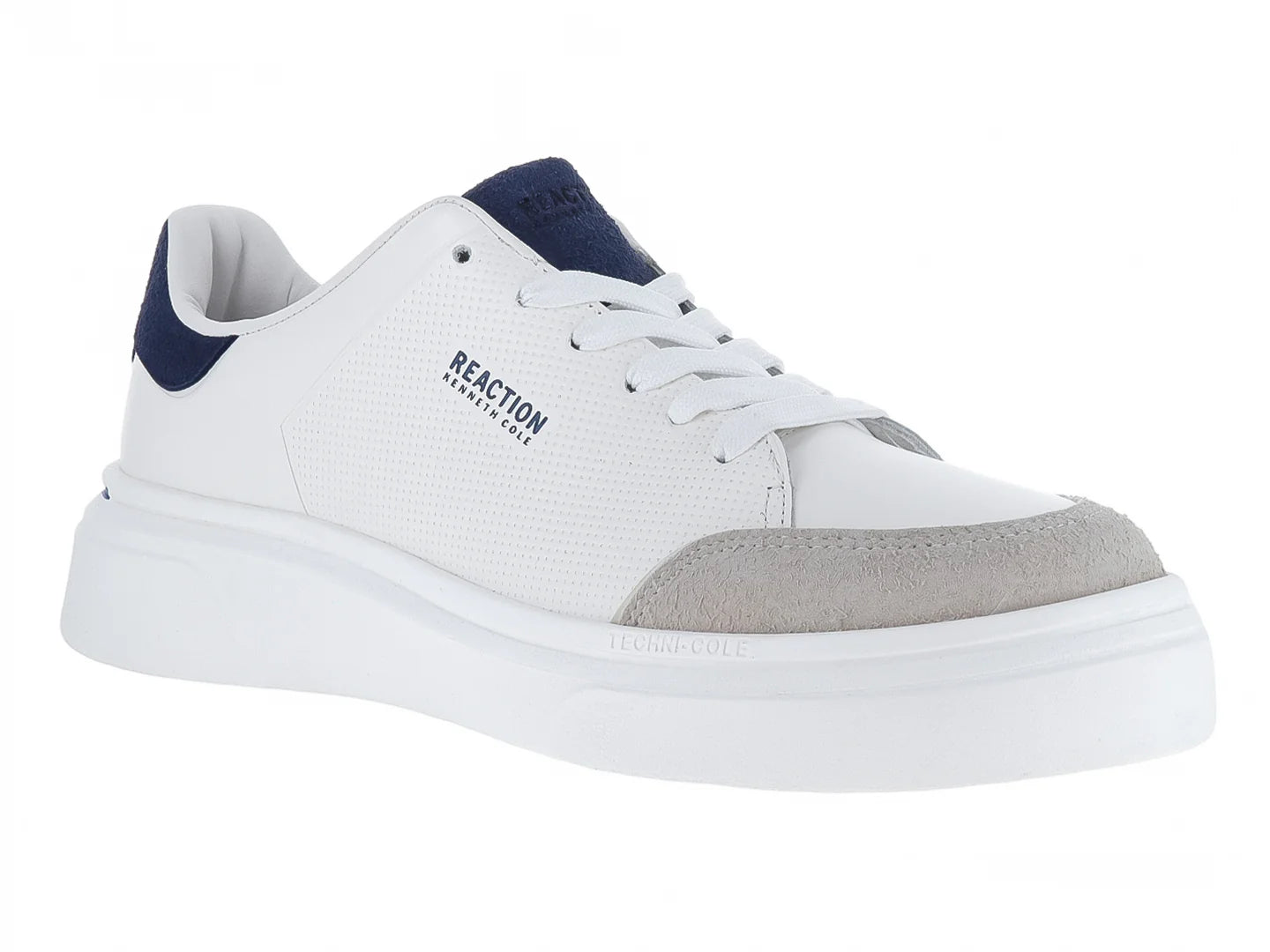 Tenis Kenneth Cole Piel Blanco y Rojo para Hombre