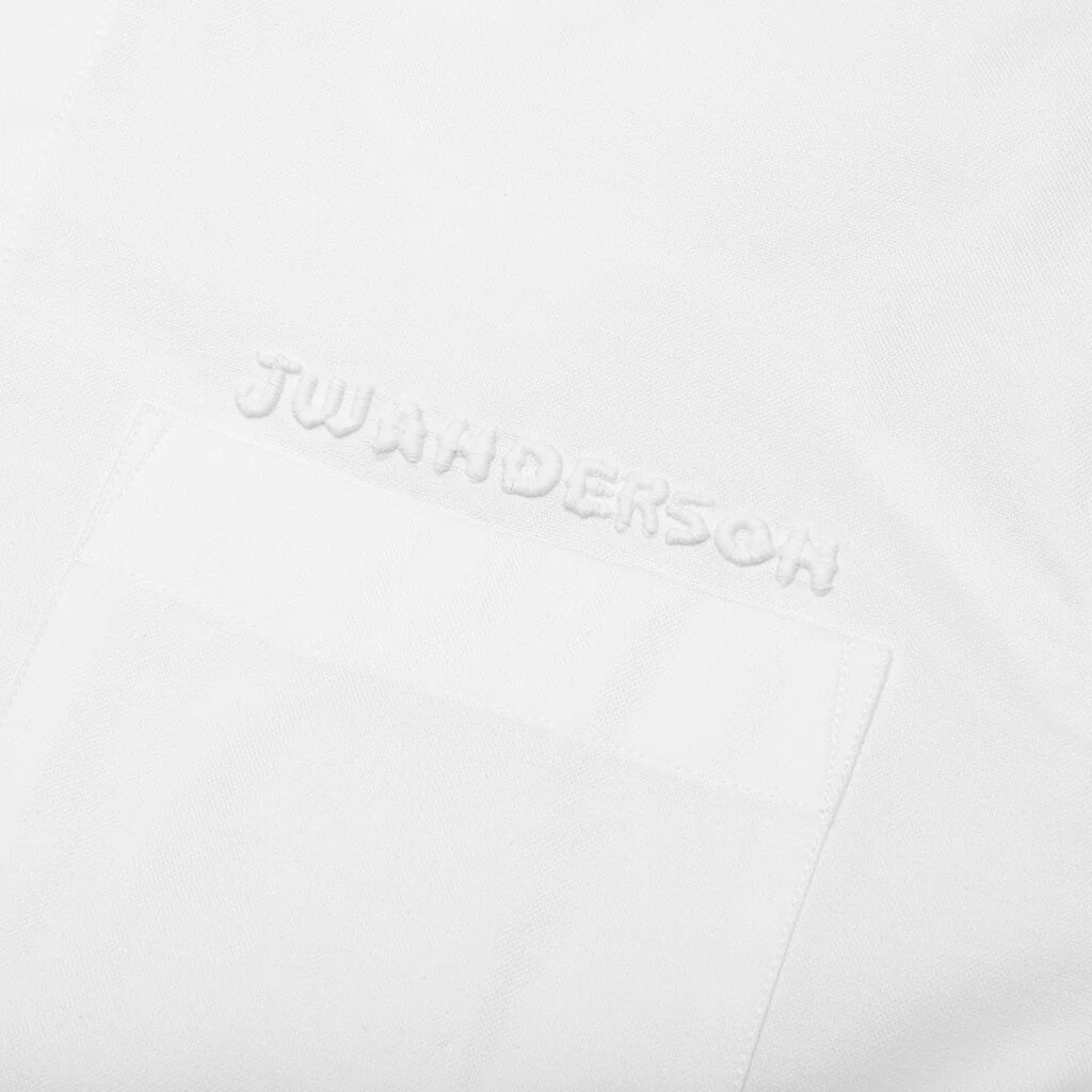 Classic Fit Logo Pocket Shirt White