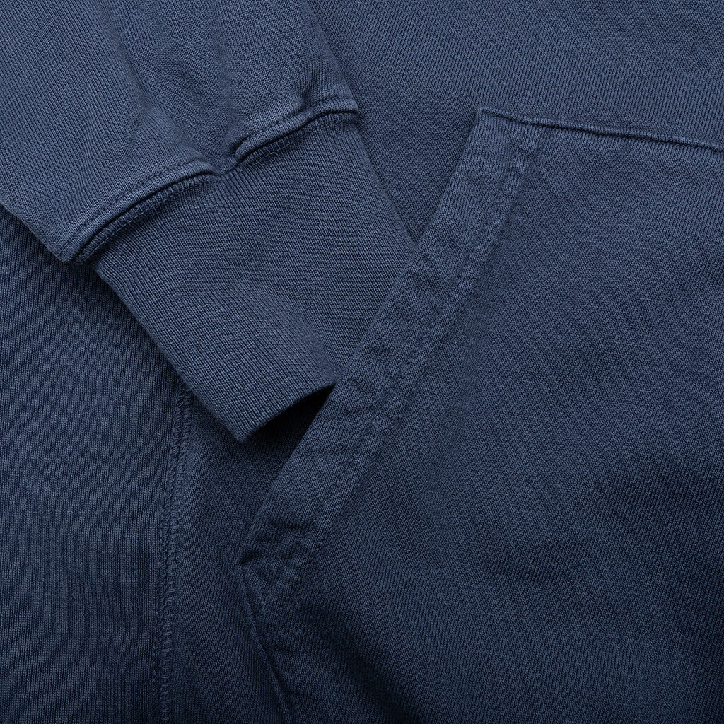 ATK Stacked Logo Hoodie Navy