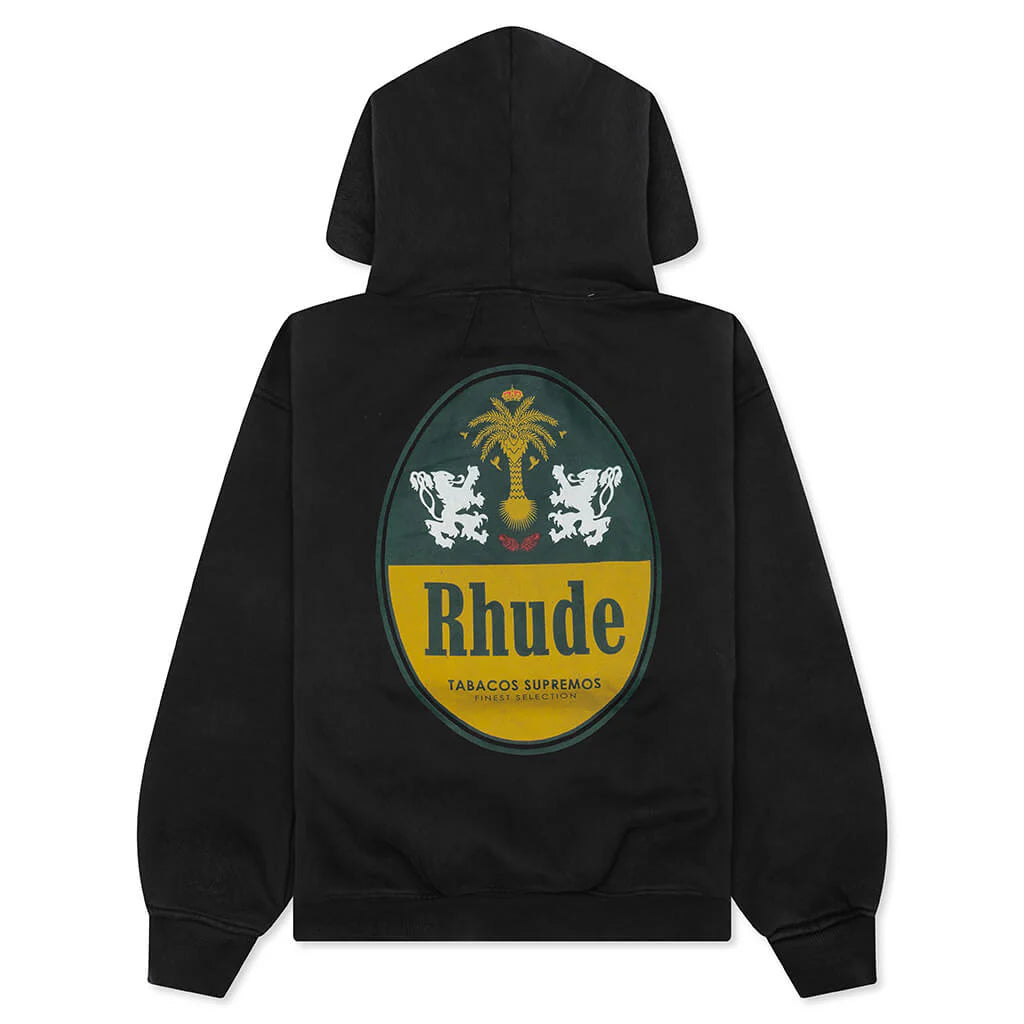 Rhude Tabaco Hoodie Vintage Black