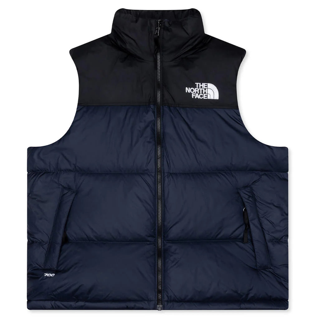 1996 Retro Nuptse Vest Summit Navy Black