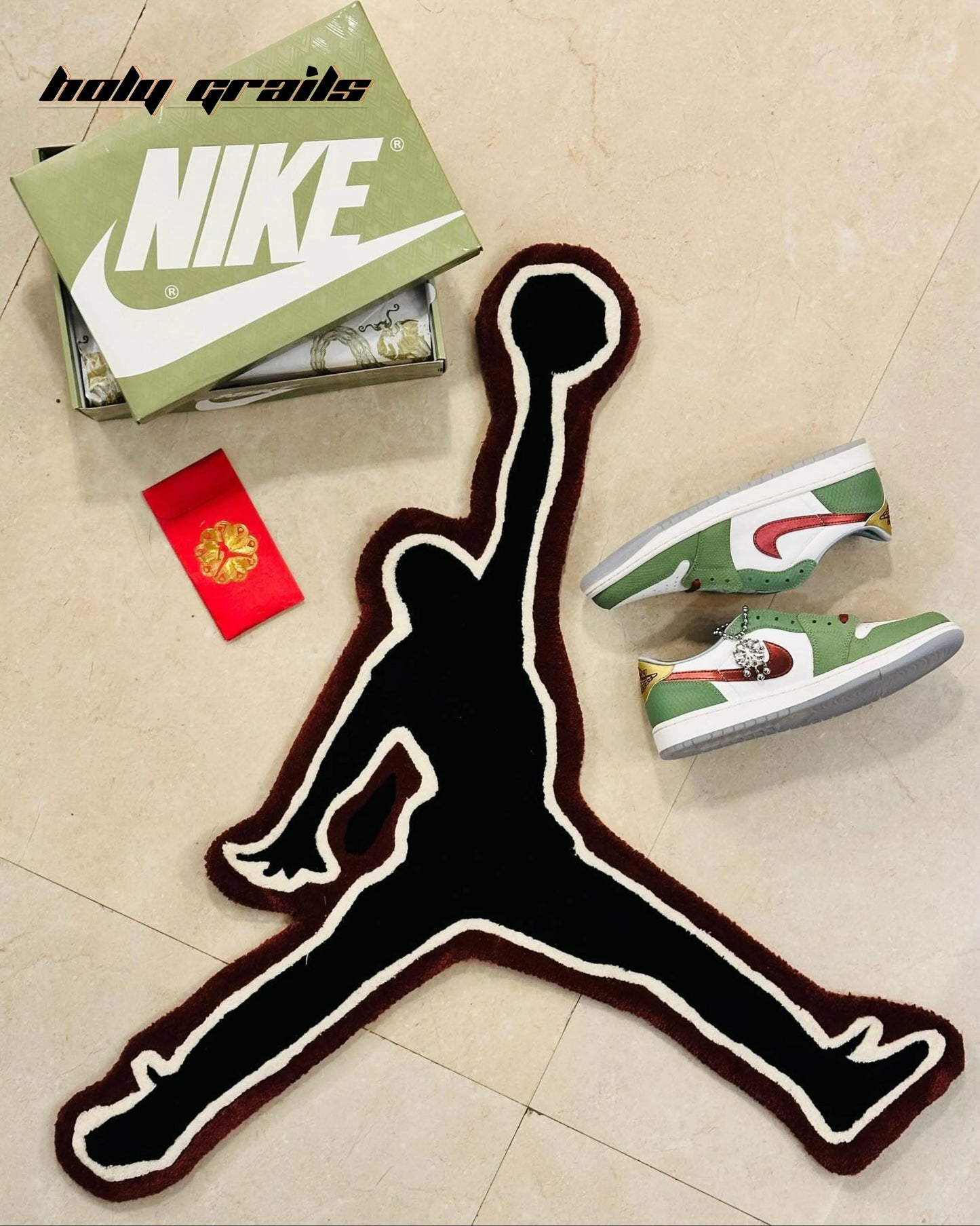 Jumpman Slam Hand Tufted Rug