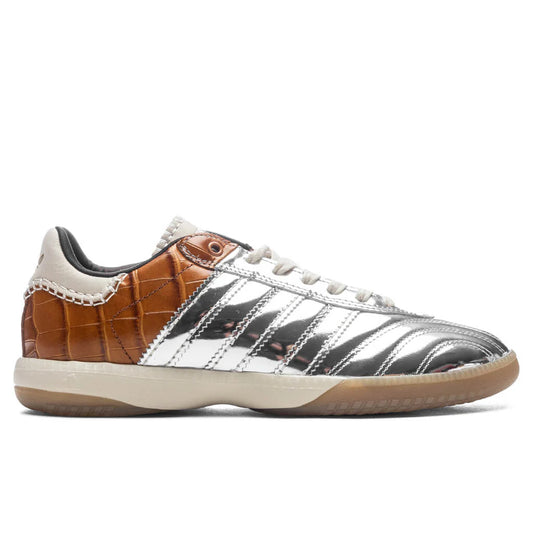 Adidas x Wales Bonner Samba Metallic Silver Metal Silver Metal Easy Yellow
