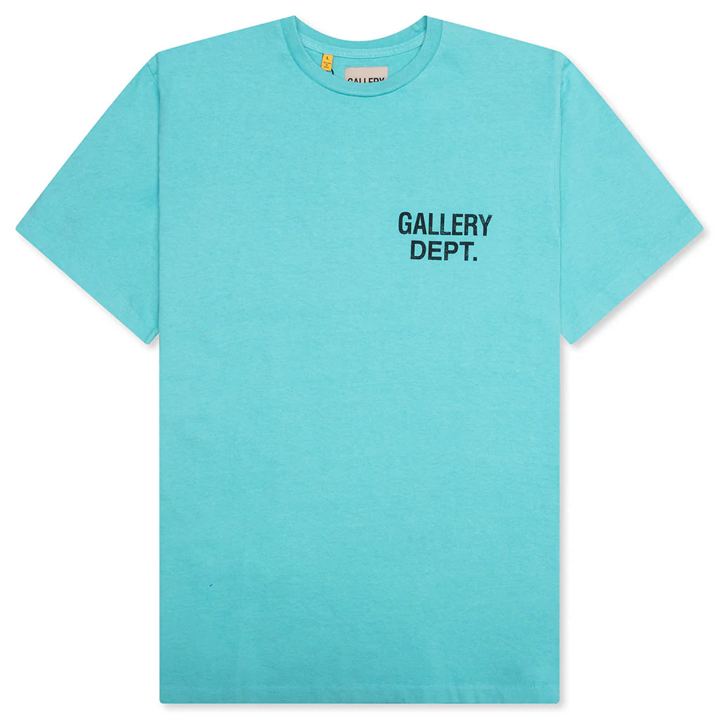 Vintage Souvenir Tee Light Teal