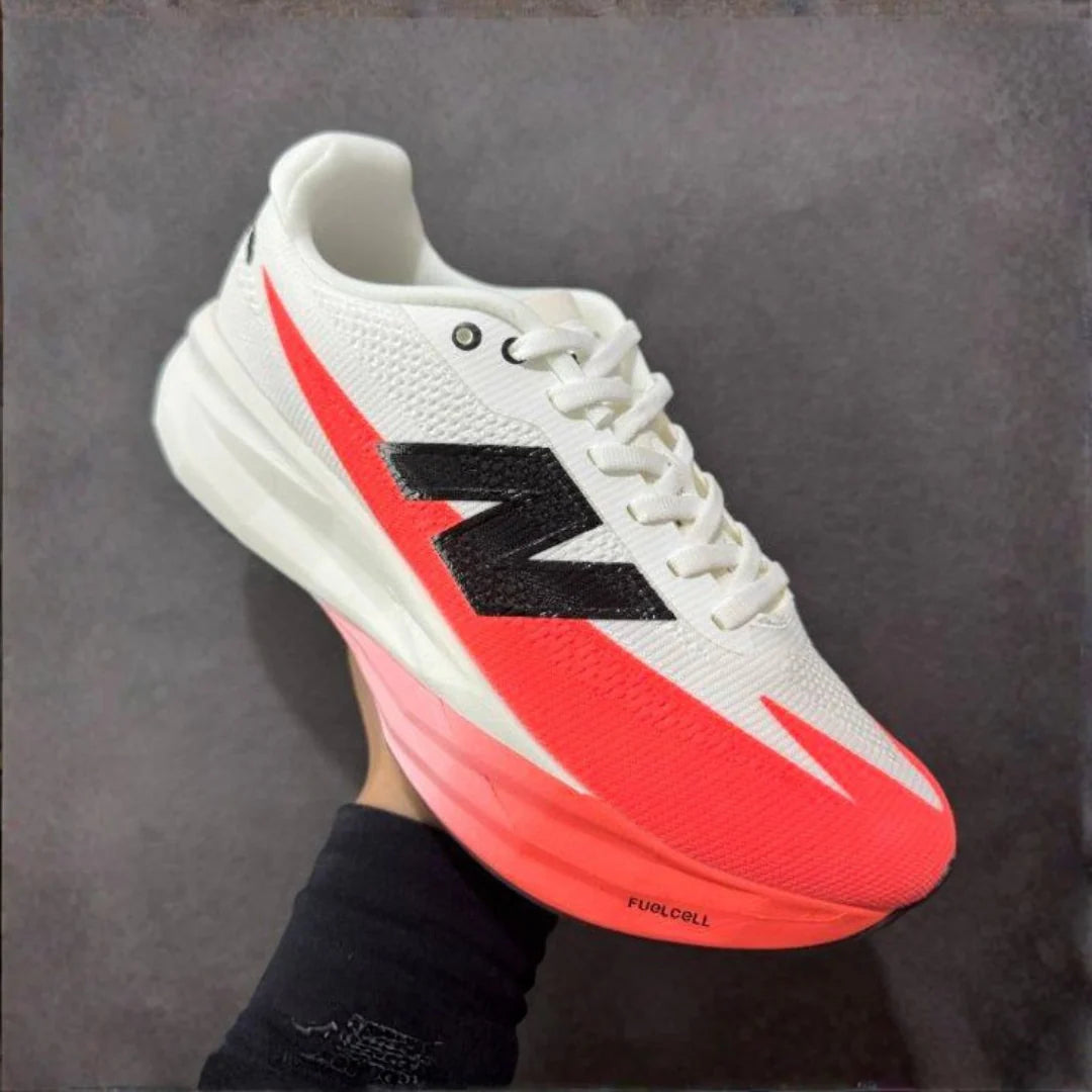 New Balance Fuelcell Supercomp Elite V5 Branco Vermelho