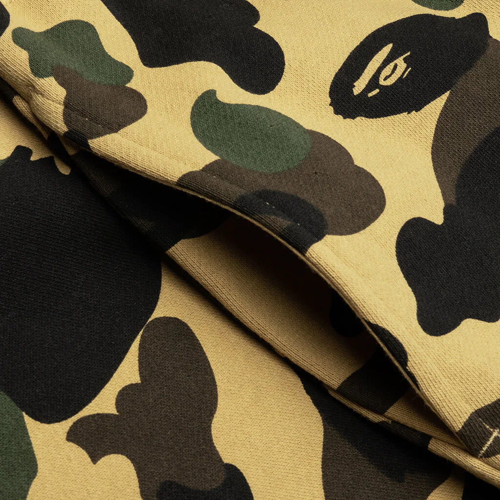 1st Camo Wide Fit Sweat Pants Yellow