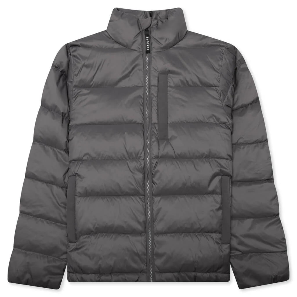 McCarthy Convertible Puffer Jacket Slate Grey