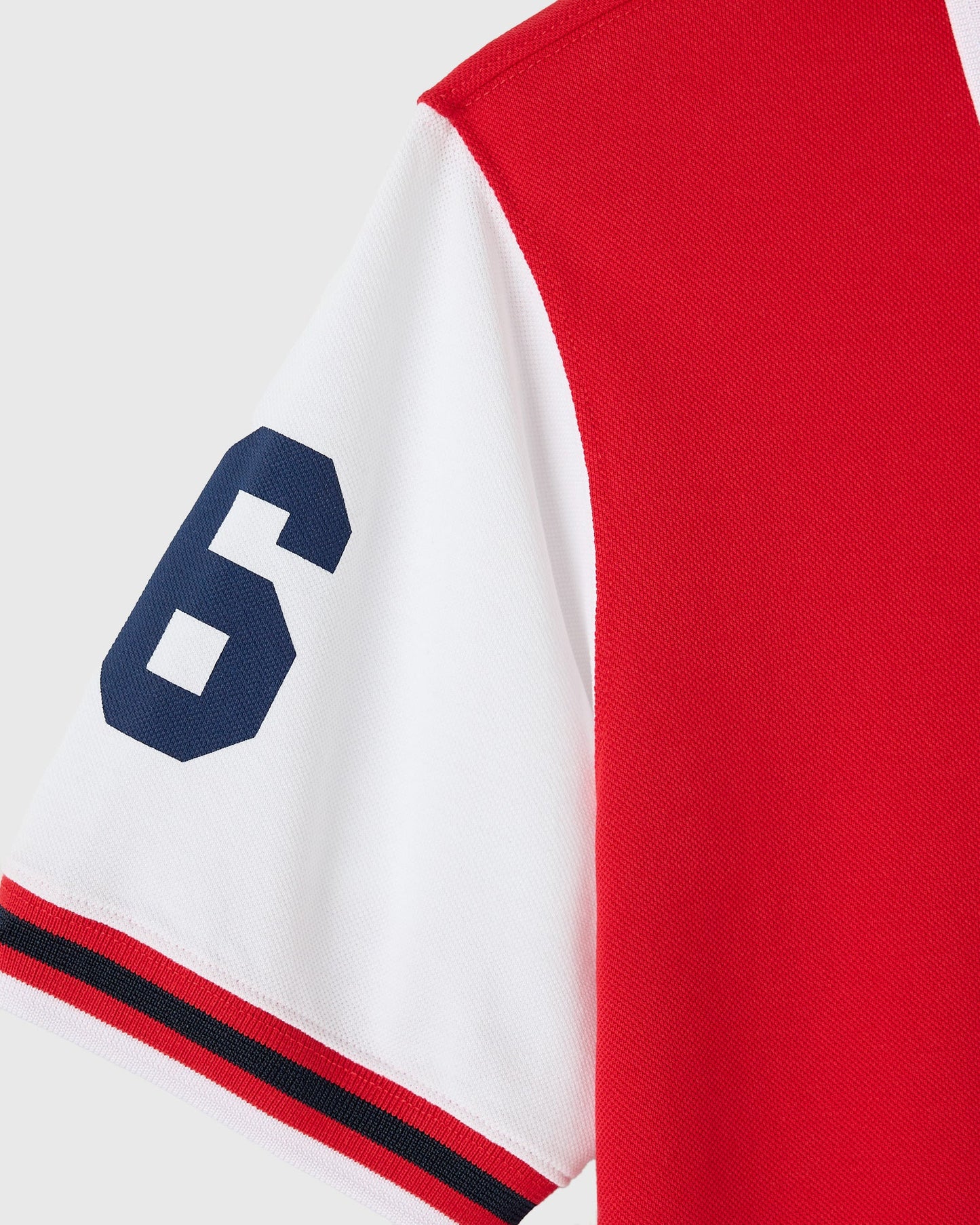 Quarter Zip Short Sleeve Polo Red