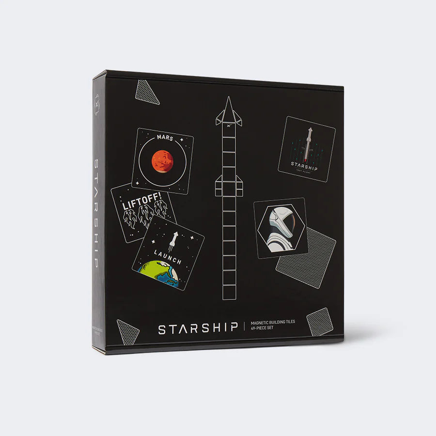 STARSHIP MAGNETIC BUILDING TILES