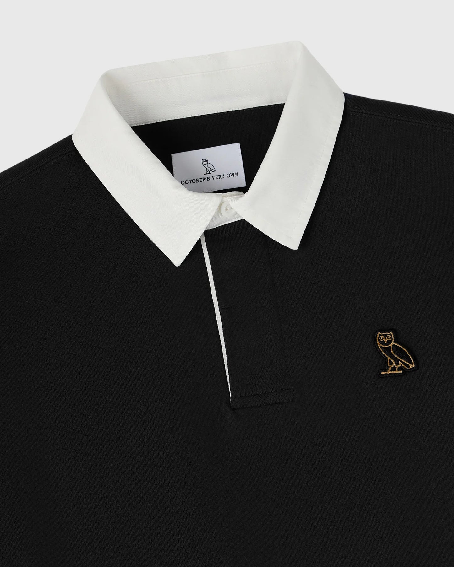 Classic Rugby Polo Black