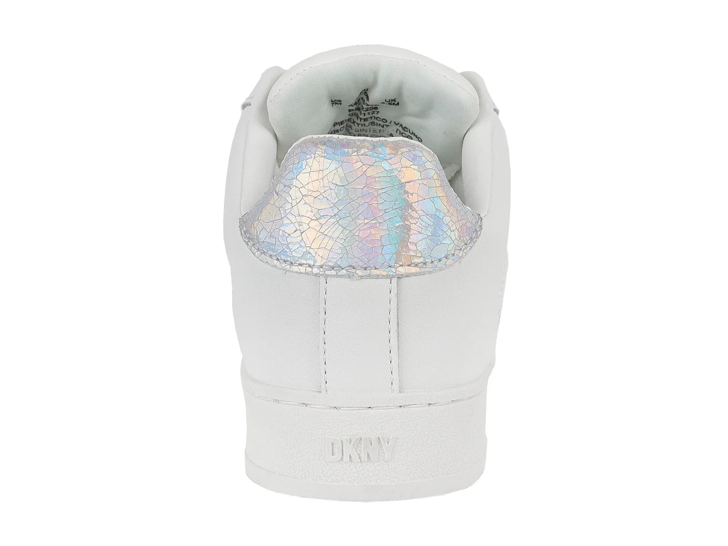 Tenis DKNY Casual Blanco y Plata para Mujer
