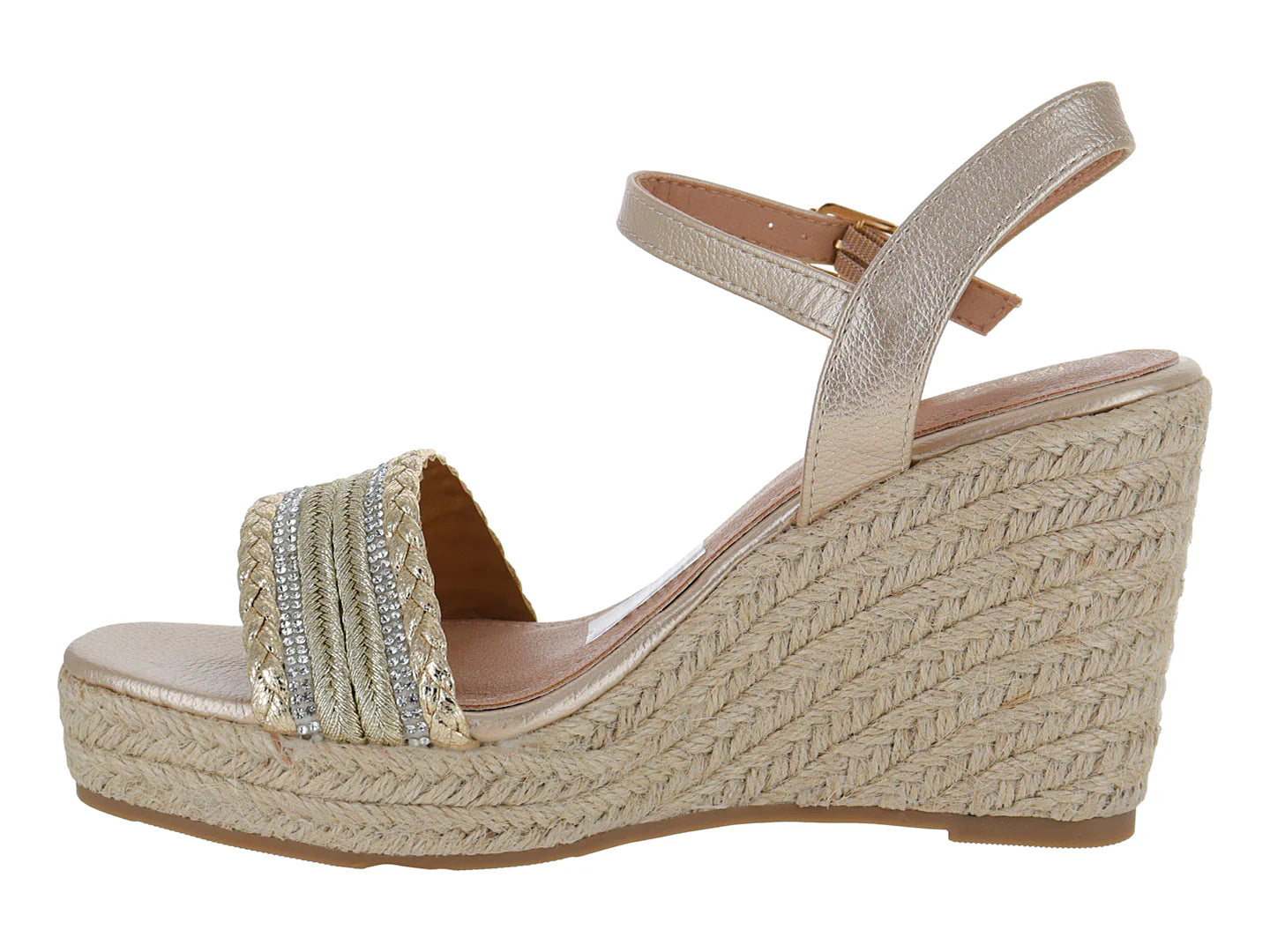 Sandalias de Plataforma Dorado Roze para Mujer