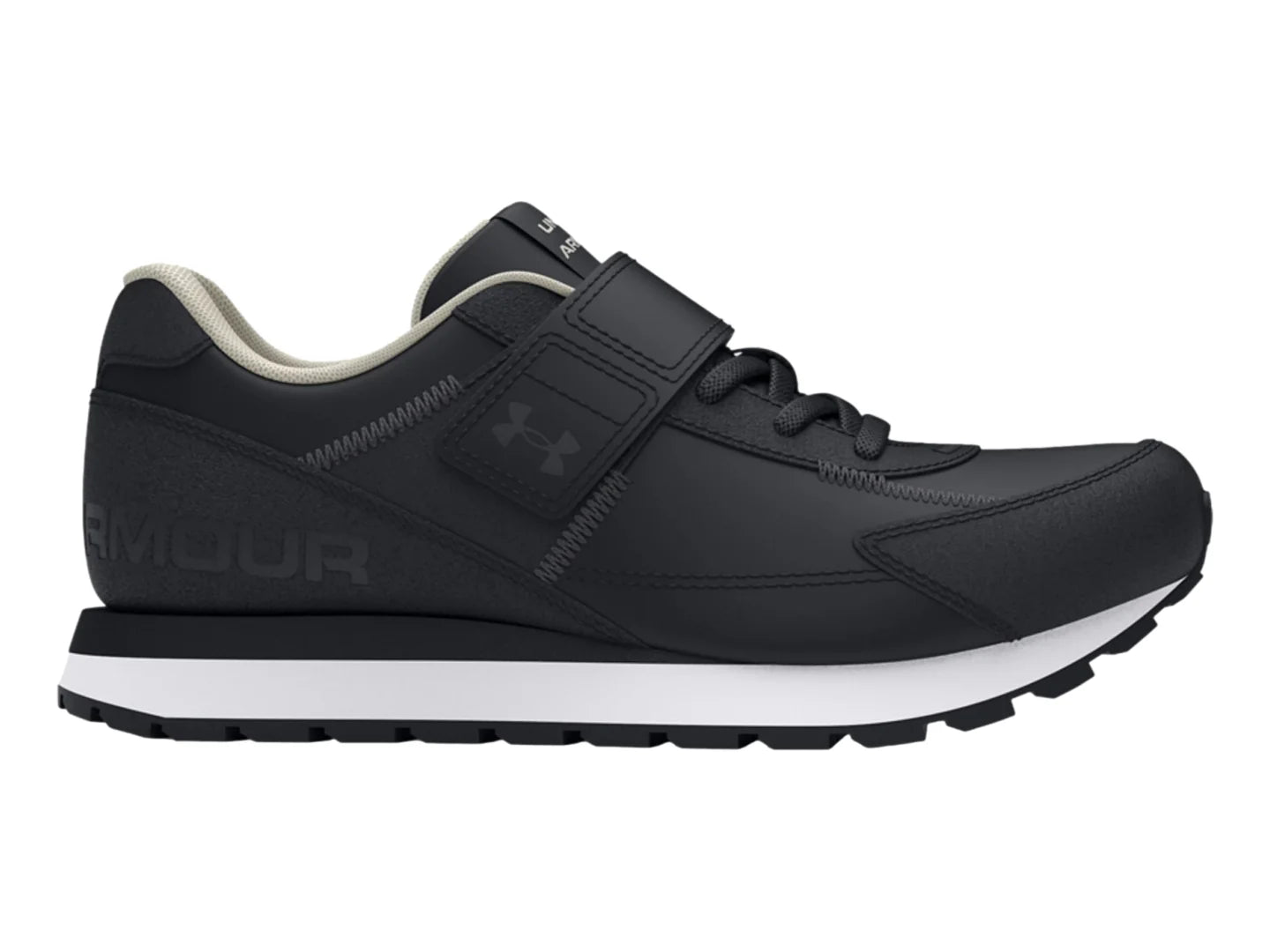 Tenis Under Armour Essential Runner Negro para Niña