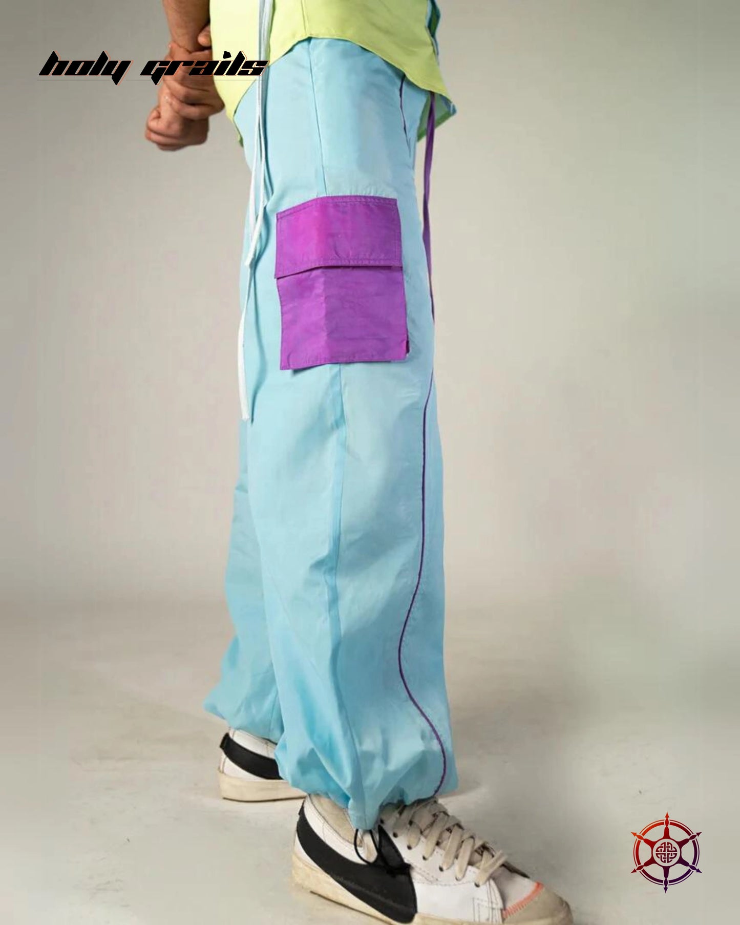 Mint Breeze Parachute Pants HG x Duskin