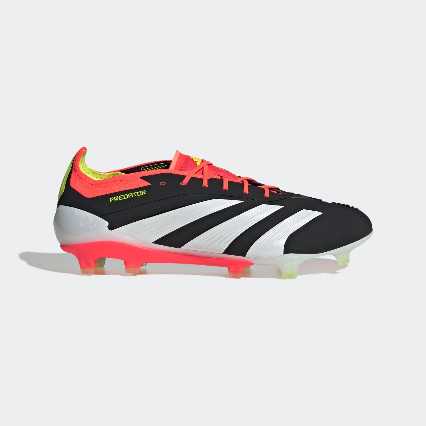 adidas Predator Elite FG Mens Firm Ground Soccer Cleats Black White Solar Red