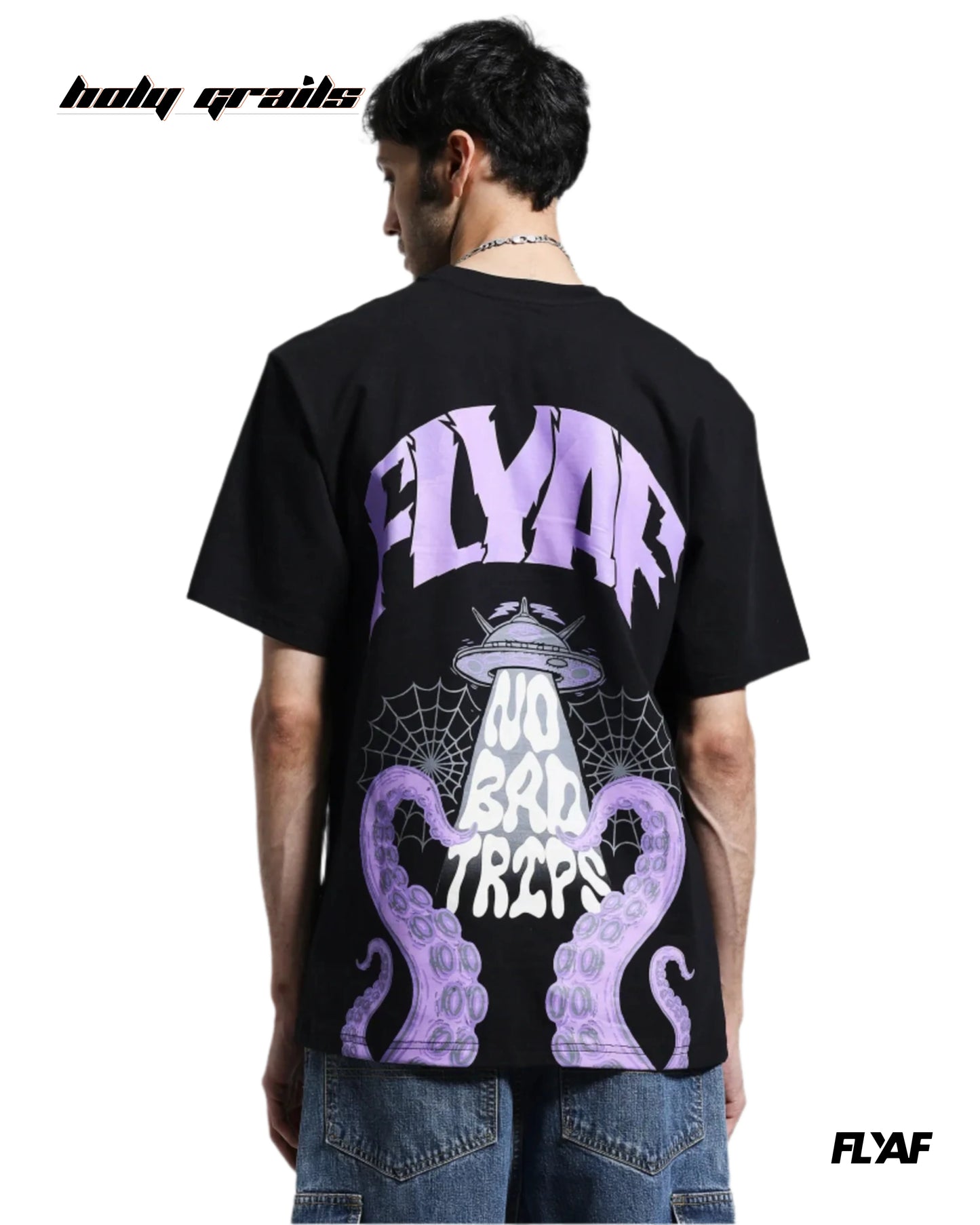 No Bad Trips Oversize Tee HG x FLYAF