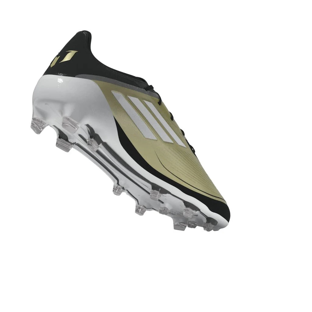 adidas F50 Elite FG Messi Firm Ground Soccer Cleats Gold White Black