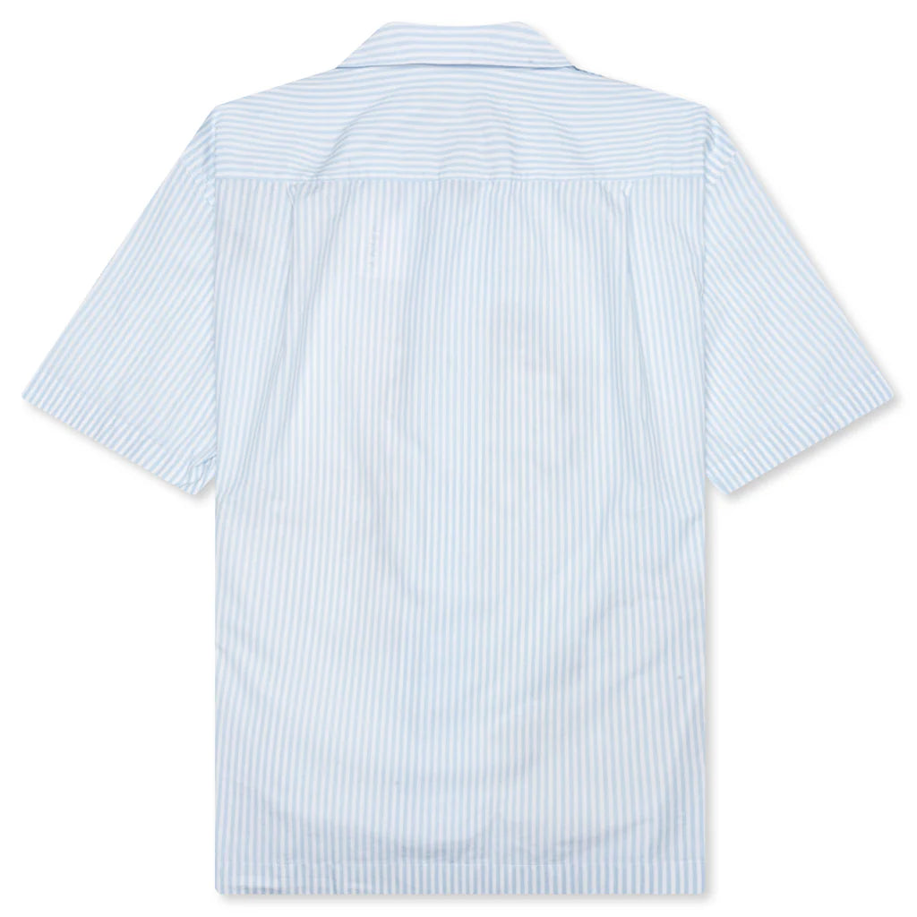 Boxy Fit S S Shirt Light Blue