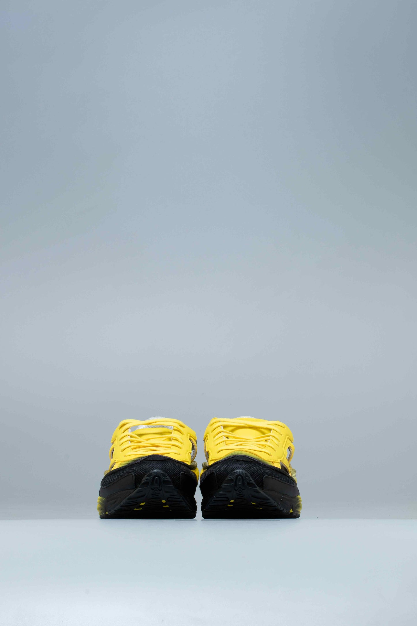 Raf Simmons Ozweego Replicant Mens Shoes Black Yellow Off White