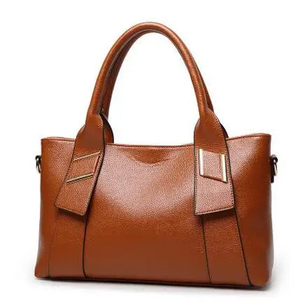 Bolsa de Mão de Couro Positano
