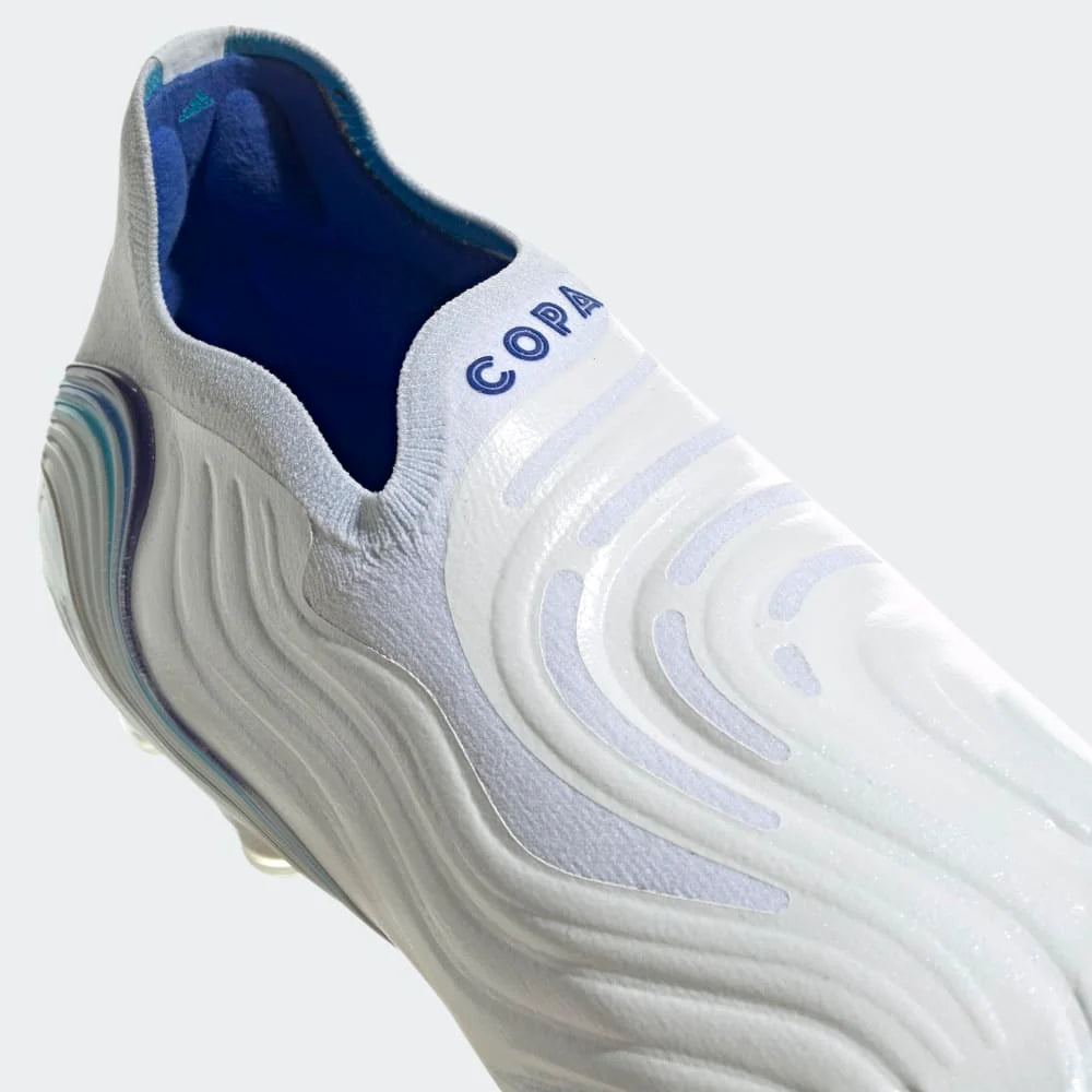 adidas Copa Sense FG Firm Ground Boots White Blue