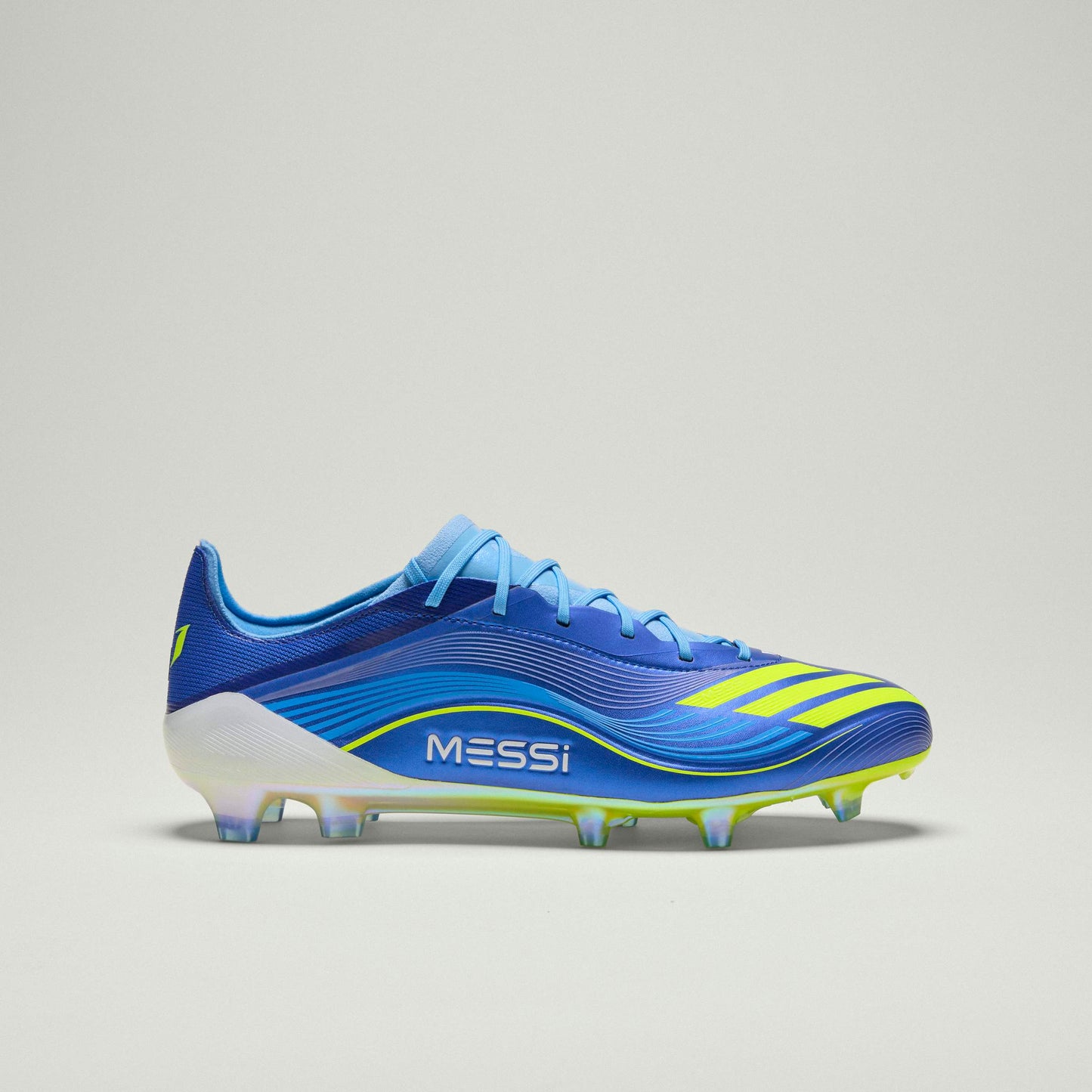 adidas F50 Messi Elite FG Mens Soccer Cleats Royal Blue Yellow Blue