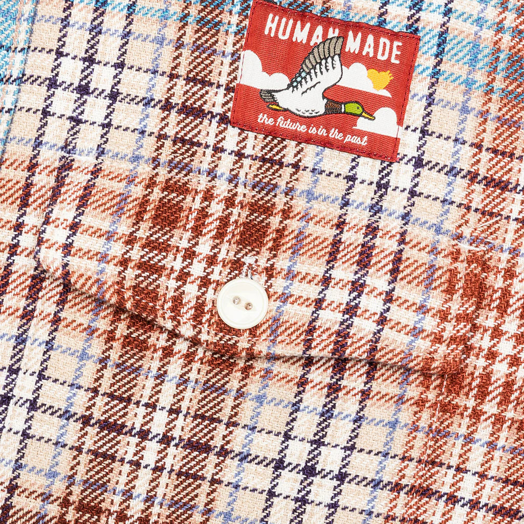 Check Shirt White