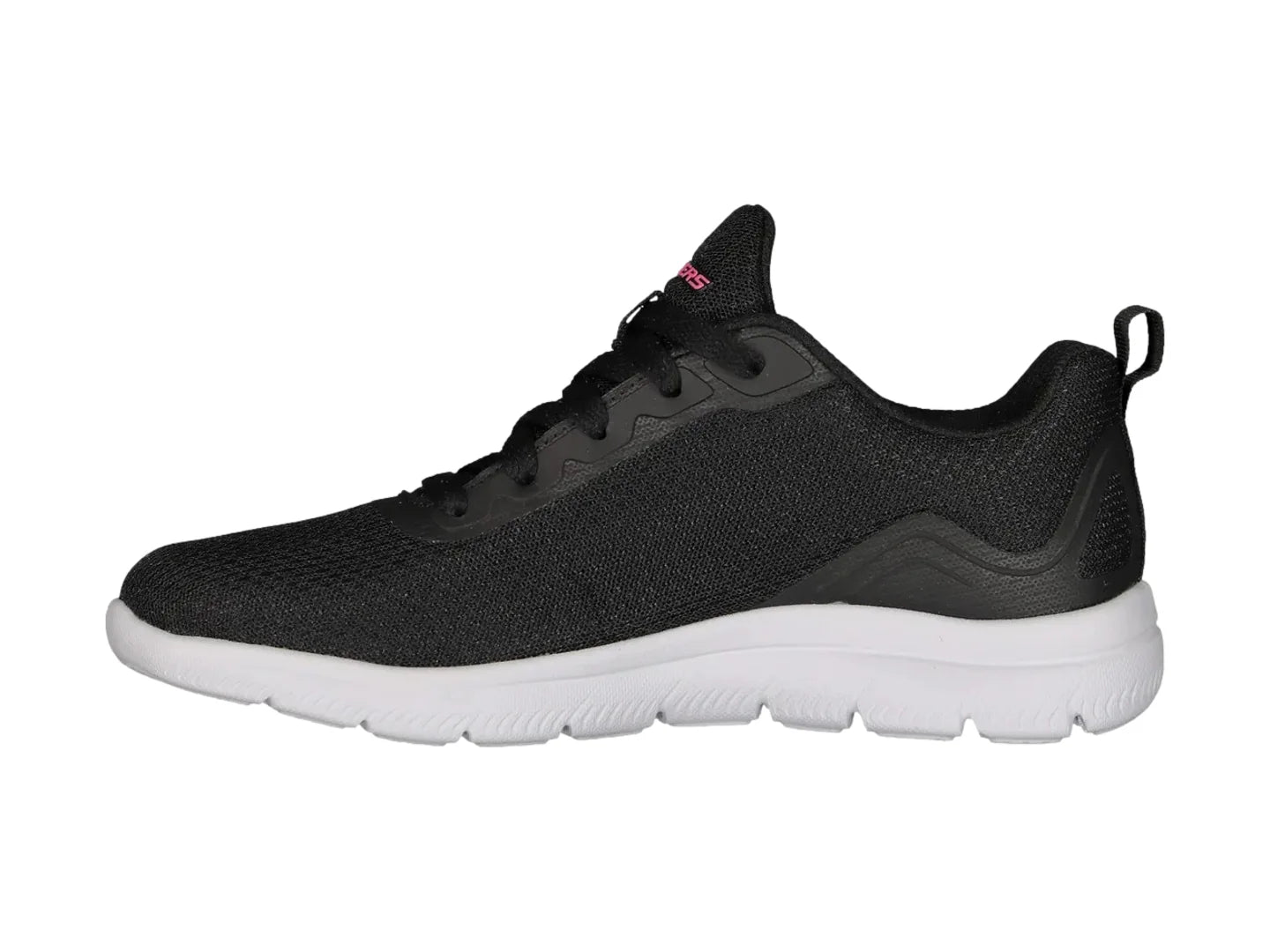 Tenis Skechers Summits Negro con Rosa para Mujer