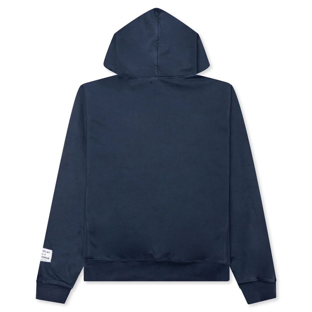 ATK Stacked Logo Hoodie Navy