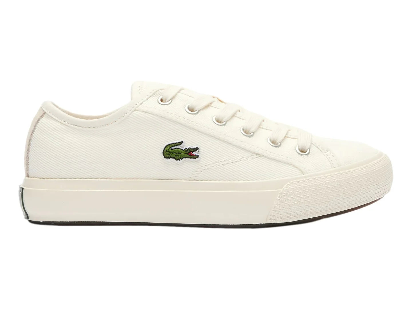 Tenis Lacoste Backcourt 124 Blanco Hueso para Mujer