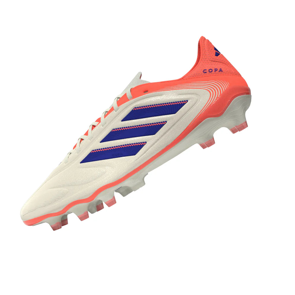 adidas Copa Pure III Elite FG Mens Soccer Cleats White Blue Orange