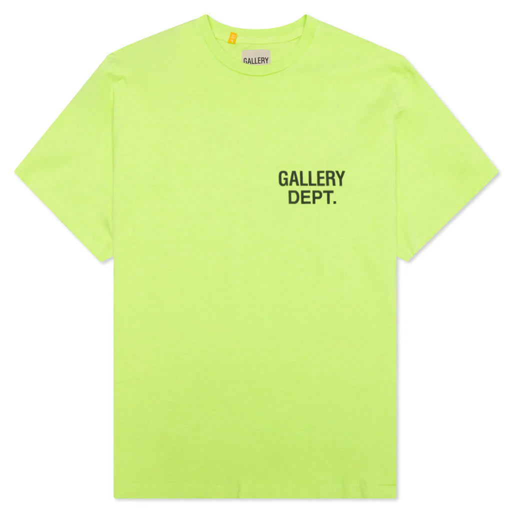 Vintage Souvenir Tee Lime Green