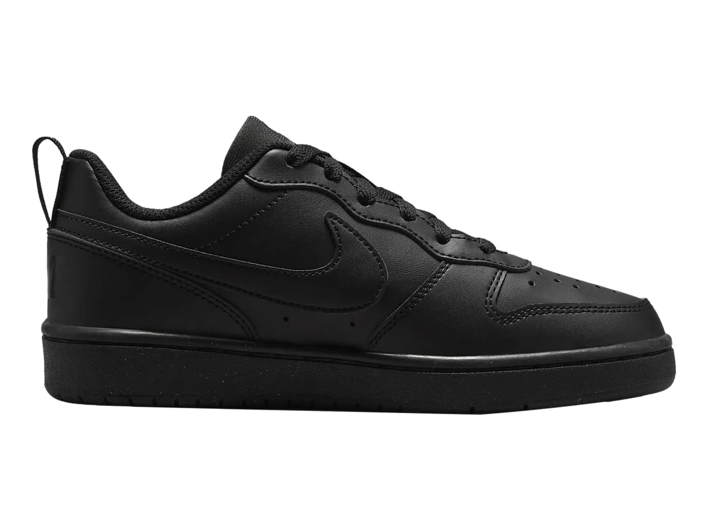 Tenis Nike Court Borough Low Recraft Negros para Niño