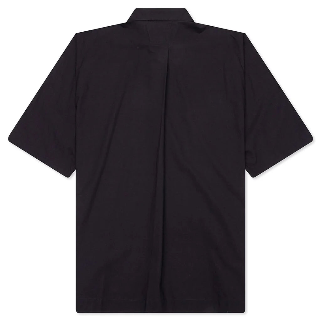 Streamline S S Button Up Shirt Dark Brown