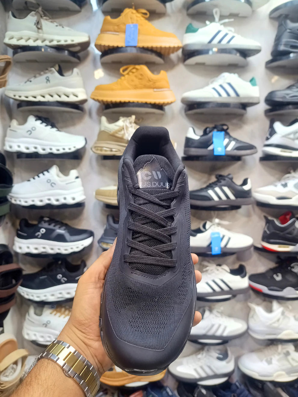 CUUS DUUS MENS RUNNING SHOES BLACK