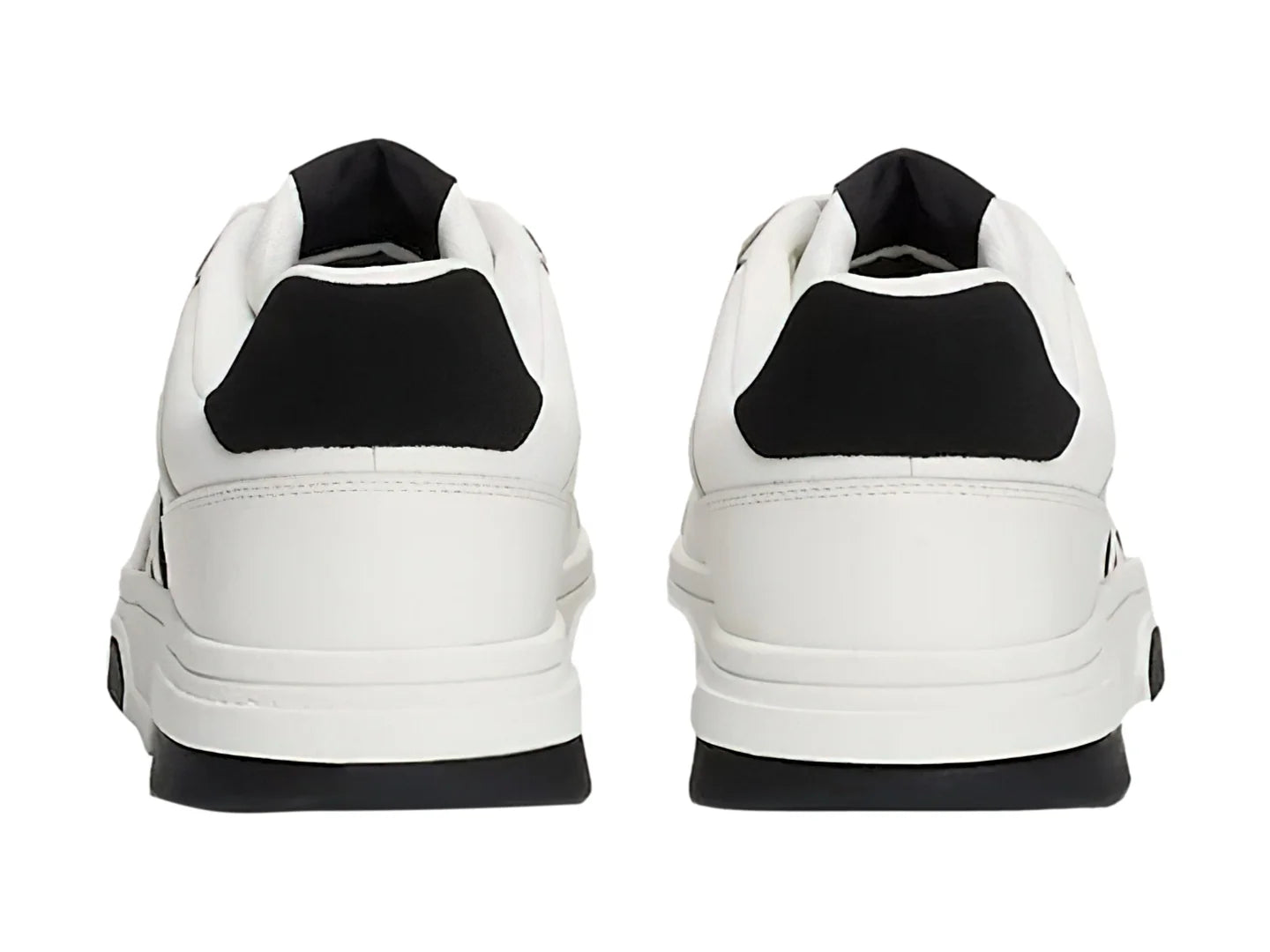 Tenis Tommy Hilfiger The Brooklyn Leather Blanco y Negro para Hombre