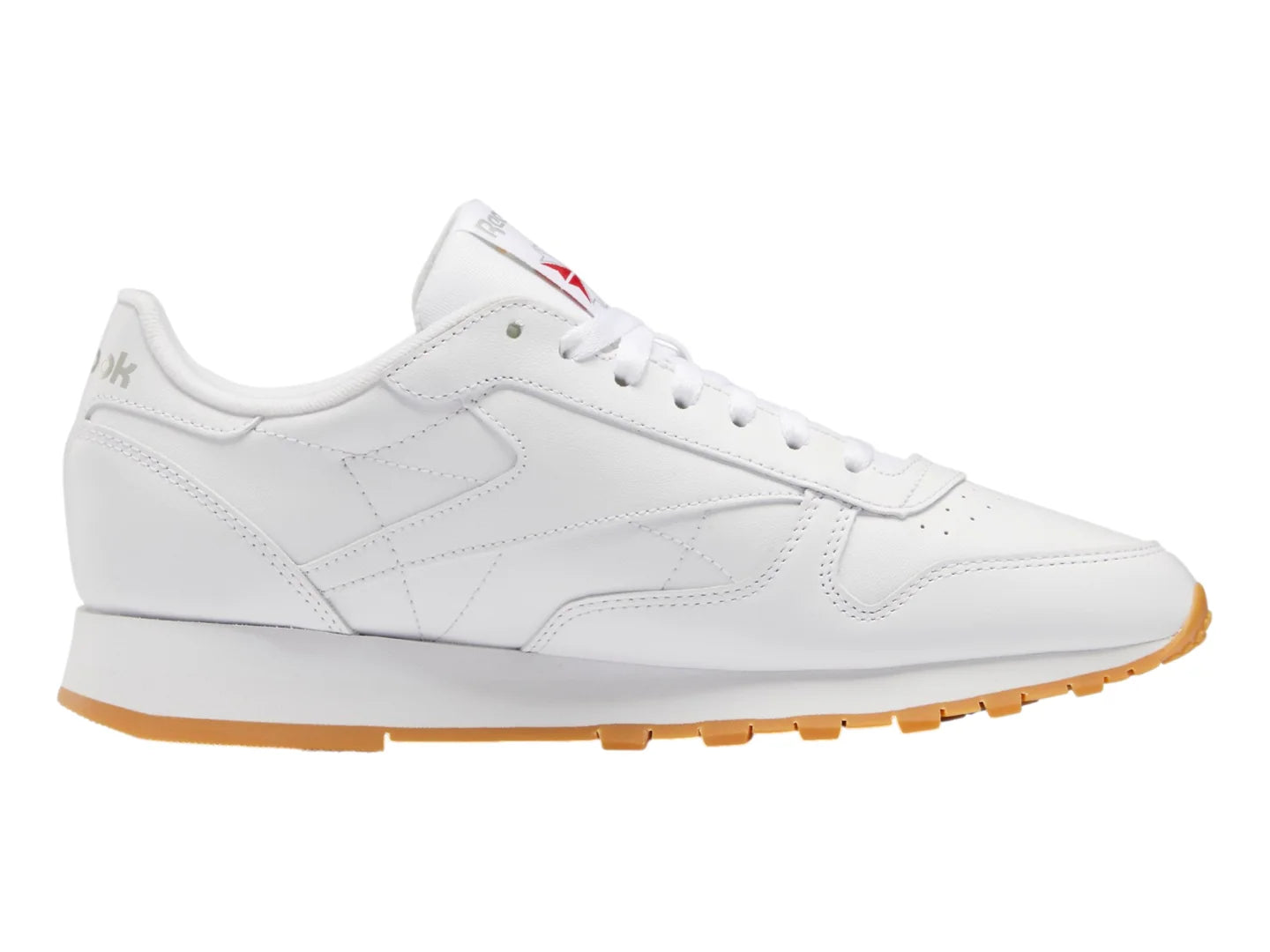 Tenis Reebok Classic Leather Blanco y Gris para Hombre