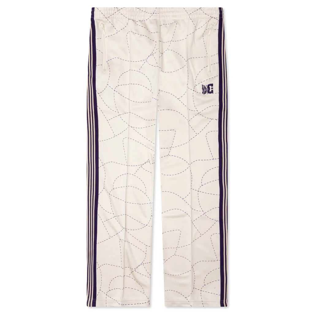Needles x DC Shoes Track Pant Poly Smooth Ivory