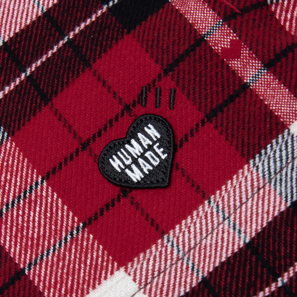 Flannel Check Shirt Red