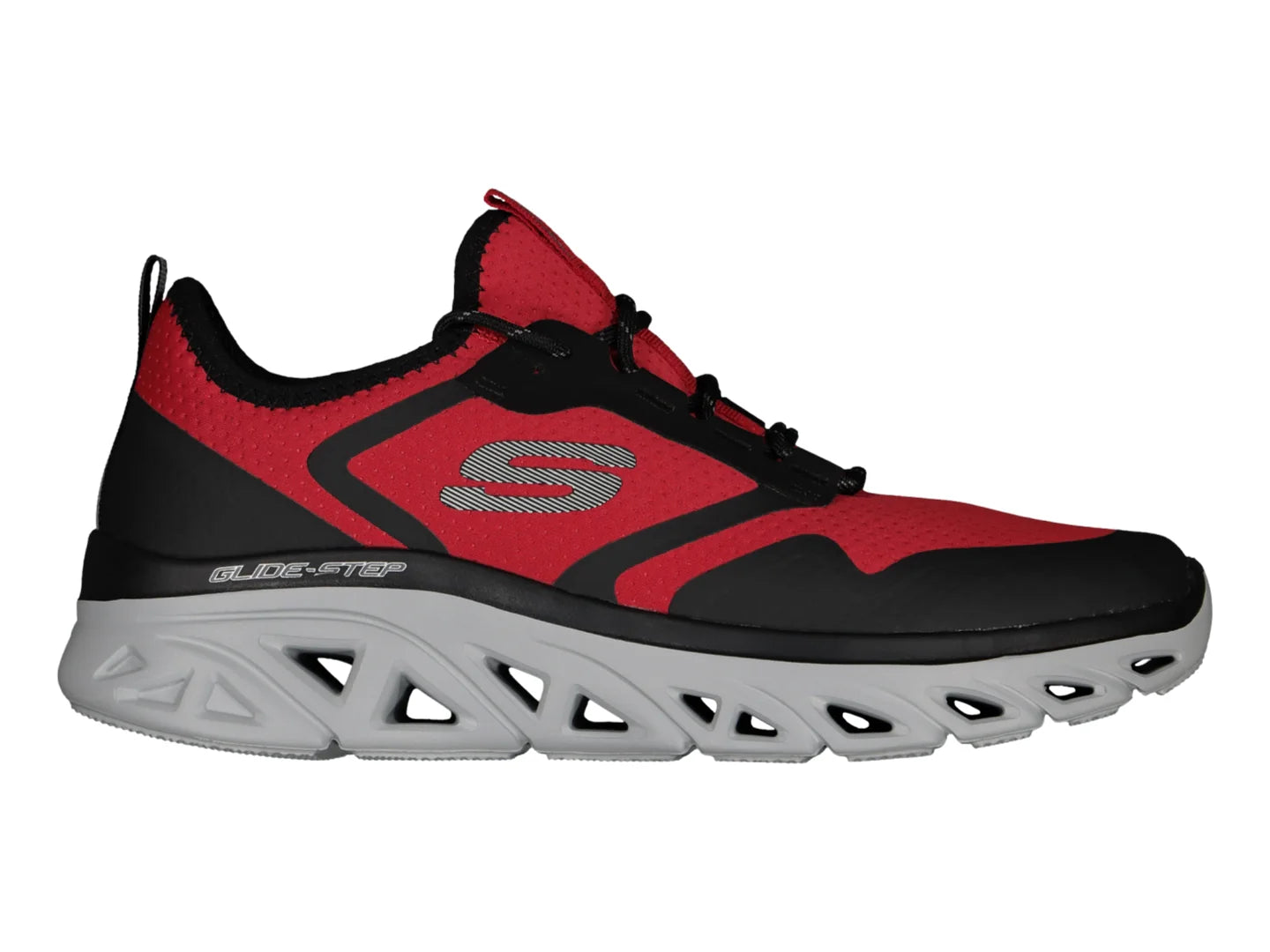 Tenis Skechers Glide Step Sport Negro con Rojo para Hombre