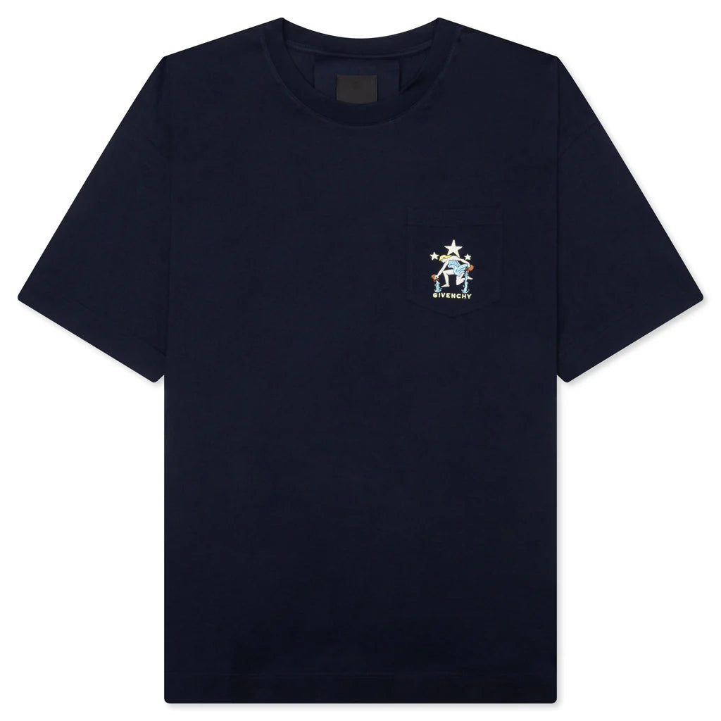 Casual Front Pocket Base Medium Blue