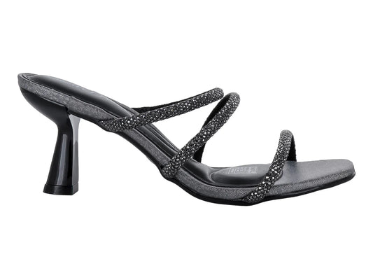 Sandalias de Tacón Beira Rio Negro Brillante Strass