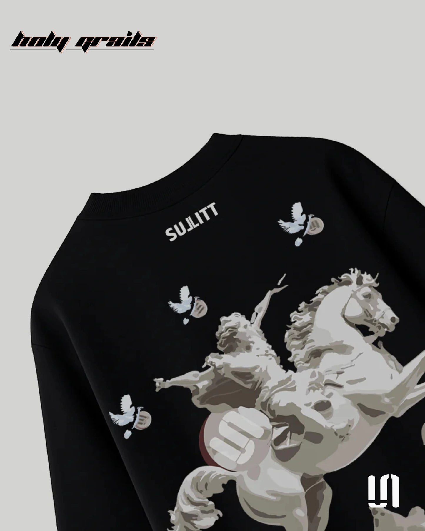 Mighty Horse Black Oversized Tee HG x Sullitt