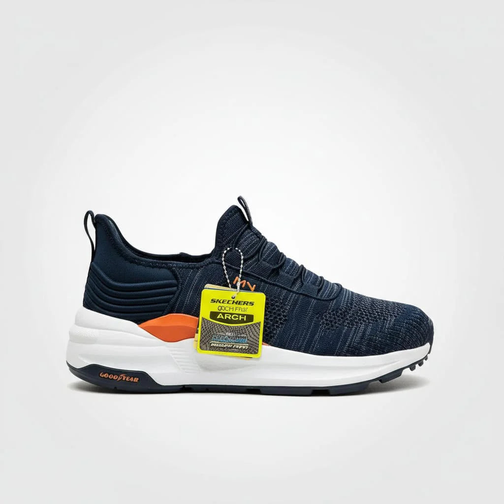SKECHERS ARCH FIT MEMORY FOAM NAVY BLUE