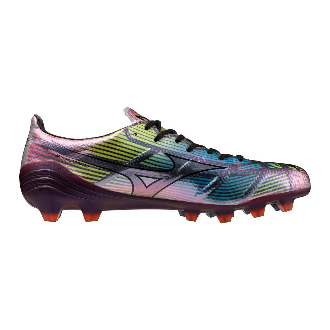 Mizuno Alpha II Japan FG Firm Ground Black Iridescent
