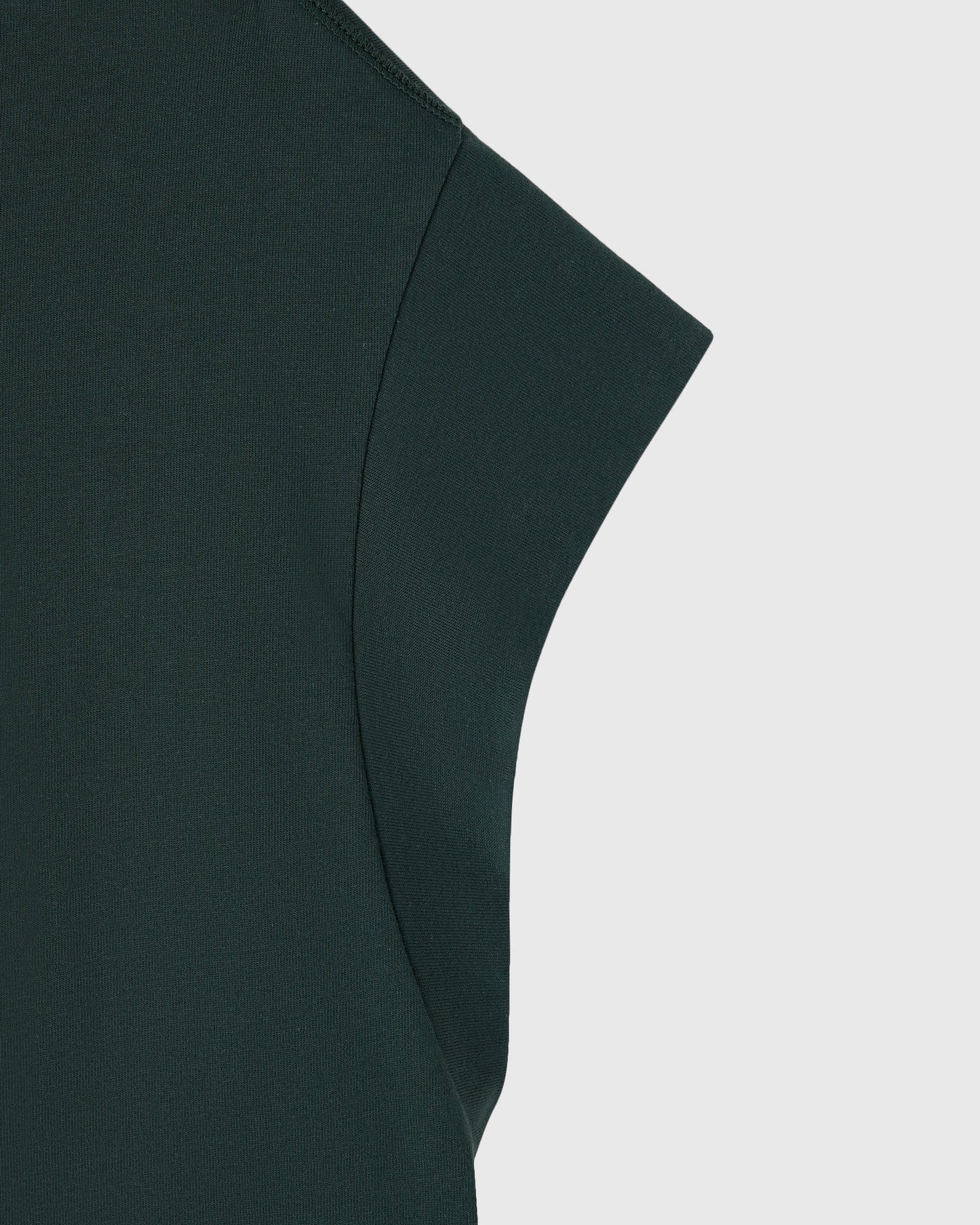 Runner Mesh Print Muscle Tee Midnight Green